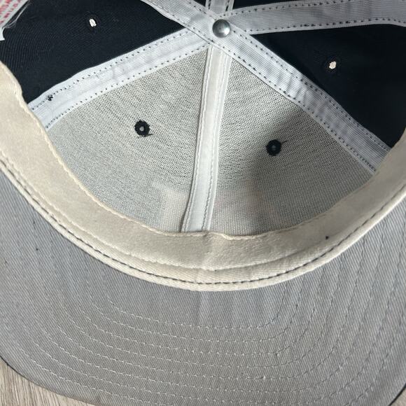 Vintage New Era Hickory Crawdads Hat Snapback MLB Baseball MiLB Blue Wool USA - Picture 5 of 9